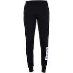 Calça Puma Power Logo Sweat Tr - Masculina PRETO/BRANCO