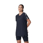 Camiseta Fila Slim Letter Tape - Feminina PRETO