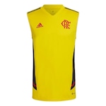 Camiseta Regata do Flamengo adidas 22/23 Torcedor - Masculina AMARELO