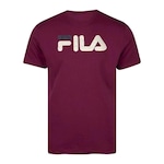 Camiseta Fila Letter - Masculina VERMELHO