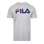 Camiseta Fila Letter - Masculina CINZA CLARO