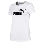 Camiseta Puma W Ess Logo - Feminina BRANCO