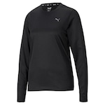 Camiseta Puma Favorite Manga Longa - Feminina PRETO