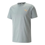 Camiseta Puma Favourite Train Fav Blaster - Masculina CINZA CLA/LARANJA