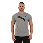 Camiseta Puma Active Big Logo - Masculina CINZA/PRETO