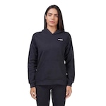 Blusão de Moletom Fila com Capuz Classic F12L186-160 - Feminino PRETO