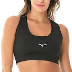 Top Fitness Mizuno Sportwear - Feminino PRETO/BRANCO