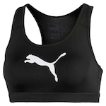 Top Fitness Puma 4Keeps sem Bojo - Feminino PRETO/BRANCO