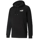 Blusão de Moletom Puma Essentials Small Logo - Masculino PRETO/BRANCO