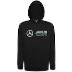 Blusão de Moletom Puma com Capuz M Mercedes F1 Essentials 53234 - Masculino PRETO/BRANCO