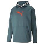 Blusão de Moletom Puma M Train Pwr Fleece - Masculino AZUL/LARANJA CLA