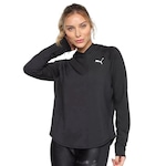 Blusão de Moletom Puma com Capuz W Active 586858-01- Feminino PRETO