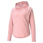 Blusão de Moletom Puma com Capuz W Active 586858-80 - Feminino ROSA CLARO