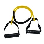 Extensor Elastico Acte Sports Latex Leve T28-L PRETO/AMARELO