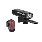 Luz para Bike Lezyne Kit Farol e Sinalizador Micro Drive Pro PRETO