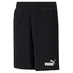 Shorts Puma Sweat Ess - Infantil PRETO/BRANCO