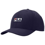 Boné Aba Curva Fila Classic - Snapback - Adulto AZUL ESCURO