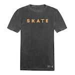 Camiseta WSS Brasil Estonada Skate Key Prime - Masculina CINZA