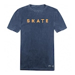 Camiseta WSS Brasil Estonada Skate Key Prime - Masculina AZUL