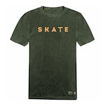 Camiseta WSS Brasil Estonada Skate Key Prime - Masculina VERDE