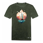 Camiseta WSS Brasil Estonada City Sail Horizon Prime - Masculina VERDE