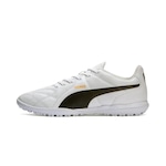 Chuteira Society Puma King Tt - Adulto BRANCO/PRETO