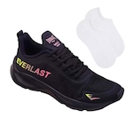 Kit Tênis Everlast Cave Runner + Par de Meia - Unissex PRETO