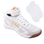 Kit Tênis Everlast Jump Pro + Par de Meia - Feminino BRANCO