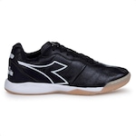 Chuteira Futsal Diadora Cálcio Elite - Adulto PRETO