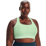 Top Fitness Plus Size Under Armour Crossback Mid - Feminino VERDE