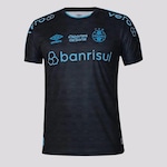 Camisa do Grêmio III 2023 Jogador Umbro - Masculina PRETO