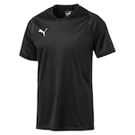 Camiseta Puma Liga Jersey Active - Masculina PRETO/BRANCO