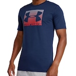 Camiseta Under Armour Boxed Sportstyle - Masculina AZUL/VERMELHO