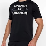 Camiseta Under Armour Tech 2.0 Wm Gp Ss Brz - Masculina PRETO/CINZA