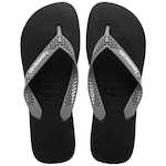 Chinelo Havaianas Power Light Solid - Masculino PRETO/CINZA