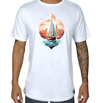 Camiseta WSS Brasil City Sail Horizon Prime - Masculina BRANCO