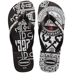 Chinelo Havaianas Top Times Vasco Da Gama - Masculino PRETO/BRANCO