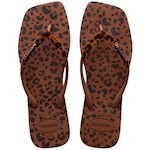 Chinelo Havaianas Slim Square - Feminino MARROM/PRETO