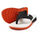 Chinelo Kenner Rakka - Masculino BRANCO/LARANJA