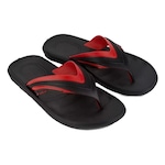 Chinelo Rider Dedo Free II - Masculino PRETO/VERMELHO