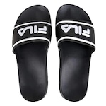 Chinelo Slide Fila Drifter Stripes - Masculino PRETO/PRATA