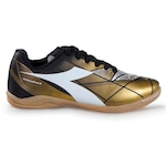 Chuteira Futsal Diadora Squadra II - Infantil PRETO