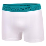 Cueca Boxer Mormaii Logo Elástico - Adulto BRANCO/VERDE