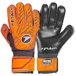 Luvas de Goleiro Poker Champion 8 Semi Profissional PRETO/LARANJA