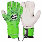 Luvas de Goleiro Poker Futebol Profissional Champion 8 Extended - Adulto VERDE/PRETO