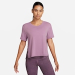 Camiseta Nike Yoga Dri-Fit - Feminina ROSA/ROXO