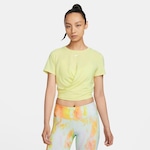 Camiseta Nike Dri-Fit One Luxe - Feminina AMARELO