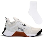 Tênis Everlast Climber Pro + 1 Par de Meias Color Sports - Unissex BRANCO/PRETO