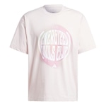 Camiseta adidas Estampada Yoga - Masculina ROSA