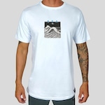 Camiseta WSS Brasil Sea Wave Prime - Masculina BRANCO